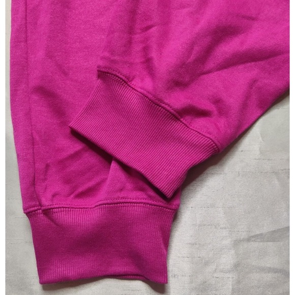 BEBE SPORT Women Plus Size 2X Festival Fuschia Nailhead Jogger Sweatpants NEW - Picture 14 of 16